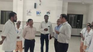 Pankaj Asia inspected Women Hospital in yavatma