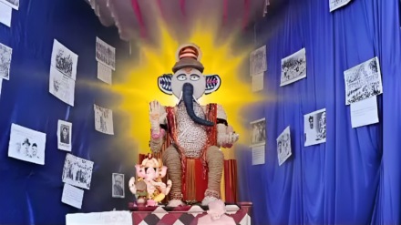 Shri Khadkeshwar Public Ganeshotsav Mandal Patur Akola won first prize Ganeshotsav competition