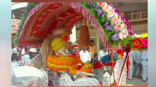 Vijayadashami celebrations are celebrated with traditional enthusiasm at the Gajanan Maharaj Sansthan in Shegaon