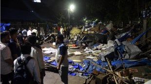 thane street vendors, municipal corporation employees, anti encroachment drive in wagle estate
