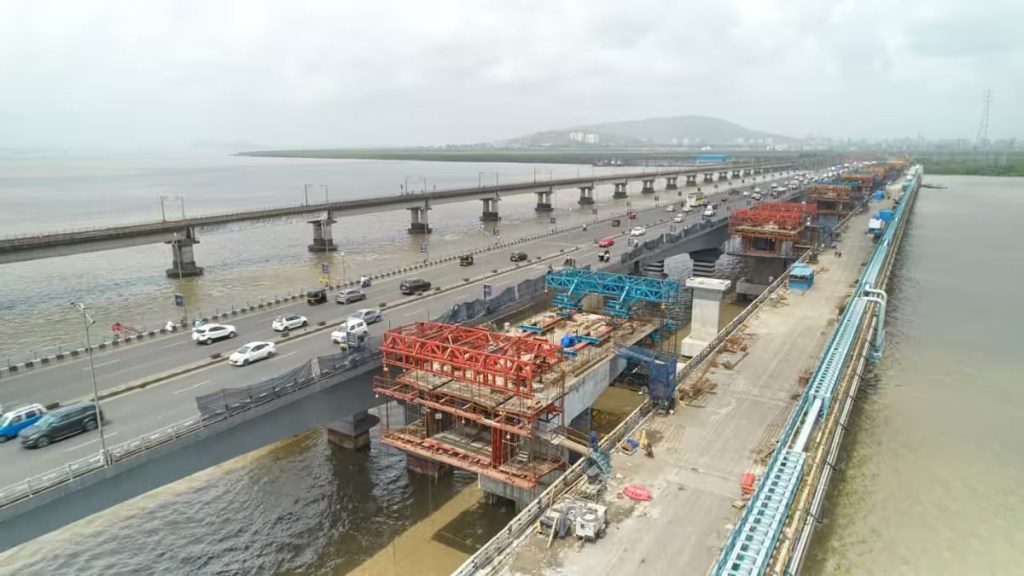 Navi Mumbai Uran City, karanja to rewas bay bridge, expenditure increased from 300 crores, 300 crores to 3400 crores in 43 years