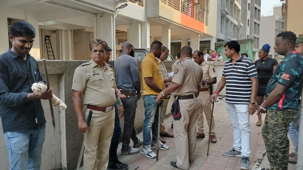 navi mumbai police, nigerian citizen arrested, drugs of rupees 84 lakhs 85 thousand seized, combing operation