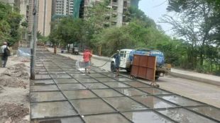 cement road work start soon
