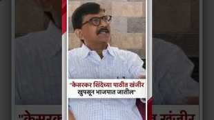 shivsena mp sanjay raut criticism on deepak kesarkar