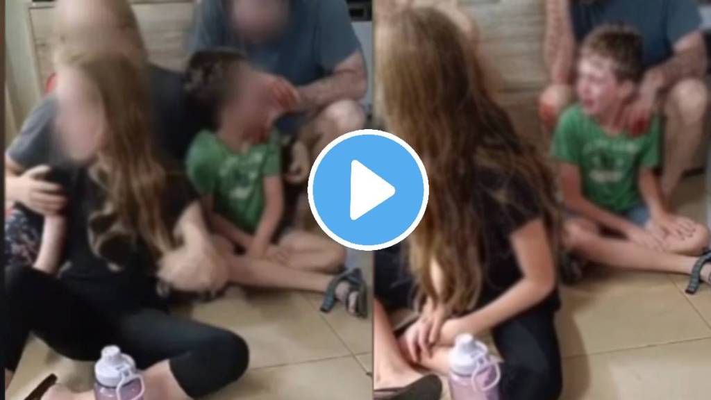 israel heartwarming viral video hamas kidnapped a family and killed a girl video goes viral