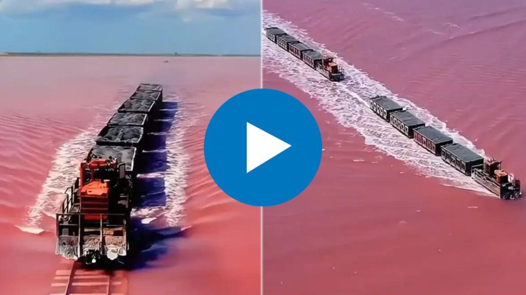 pink lake burlinskoye in siberia pink lake burlinskoye in siberia