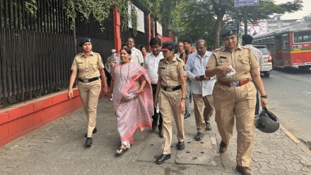 ncreased security of Navi Mumbai Police nanda mhatre