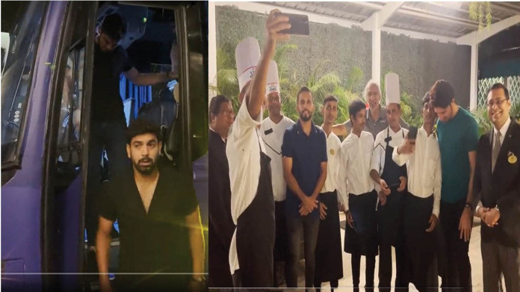 Pakistan team enters Bangalore for the match against Australia video of Babar and company in five-starred hotel goes viral