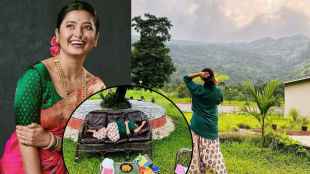 prajakta mali shared new photos of farmhouse