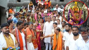 ghatasthapana at temple of Tuljabhavani Devi