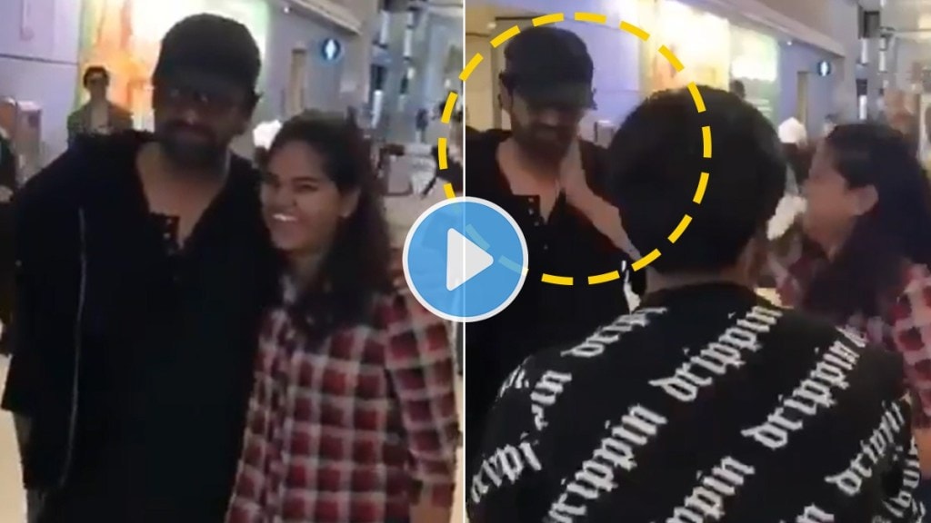 when prabhas female fan slaps him after clicking photo with him video viral when prabhas female fan slaps him after clicking photo with him video viral