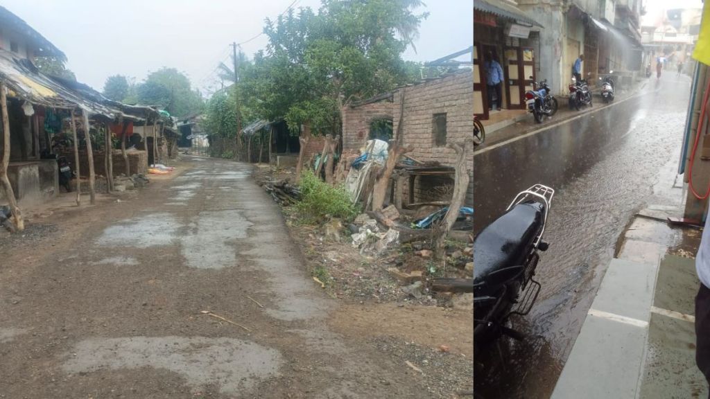 Heavy rain in Palghar and Dahanu taluka