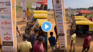 A unique race between three rickshaw drivers Watch the video once