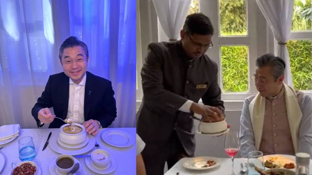 Hiroshi Suzuki Ambassador of Japan to India is fascinated by Biryani of Lucknow
