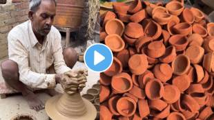 The hard work of the potter family to make clay diyas watch viral video