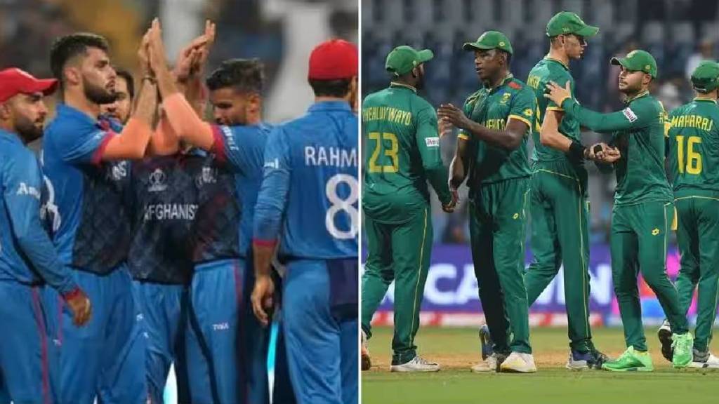 SA vs AFG World Cup 2023 Latest Score Updates in Marathi SA vs AFG World Cup 2023 Latest Score Updates in Marathi