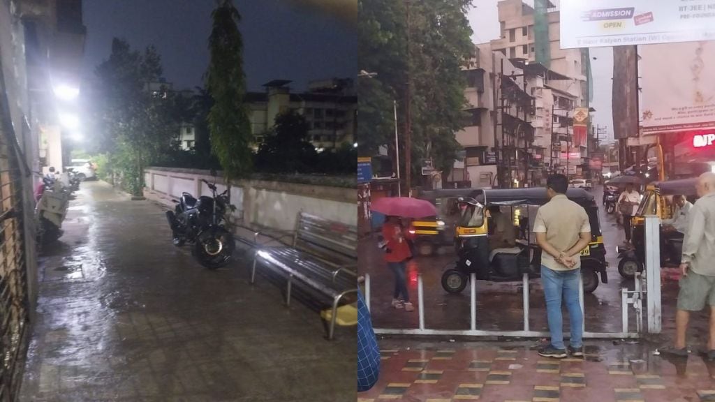 Unseasonal rain in Dombivli and Kalyan