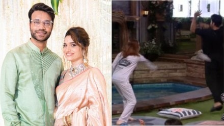 ankita lokhande throw slippers on husband vicky jain in bigg boss 17 ankita lokhande throw slippers on husband vicky jain in bigg boss 17