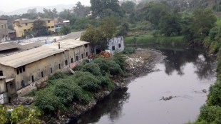 flyover on the road near waldhuni river, flyover near waldhuni river