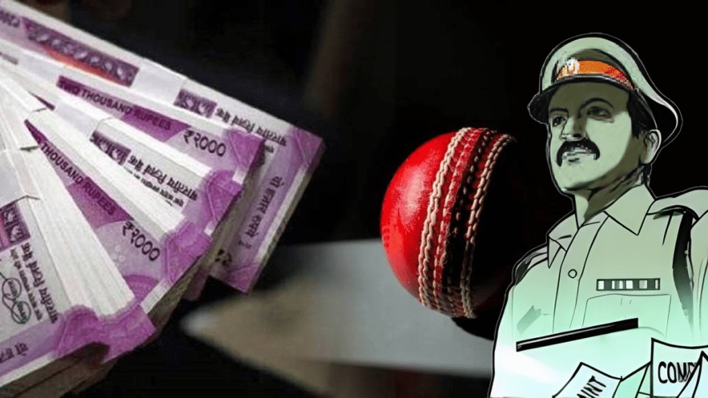 Police suspended cricket betting Nagpur Police suspended cricket betting Nagpur