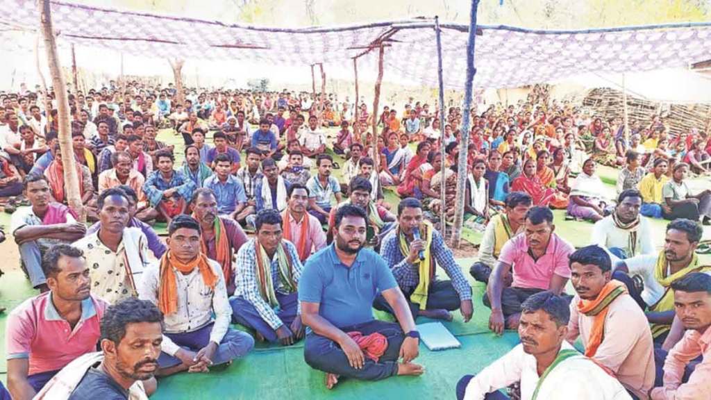 tribes of surajgarh area experience of crackdown protests by force