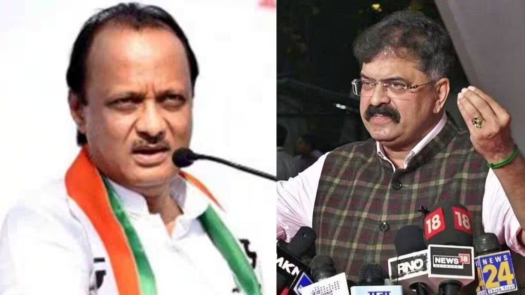 jitendra awhad on ajit pawar