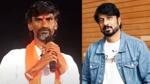 kiran mane welcomes manoj jarange patil in satara maratha aarakshan