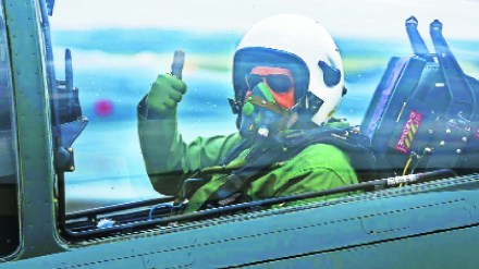 Prime Minister Narendra Modi flew in Tejas aircraft