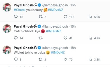 payal ghosh tweet