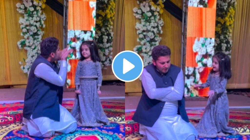 a child and father cute dance video viral
