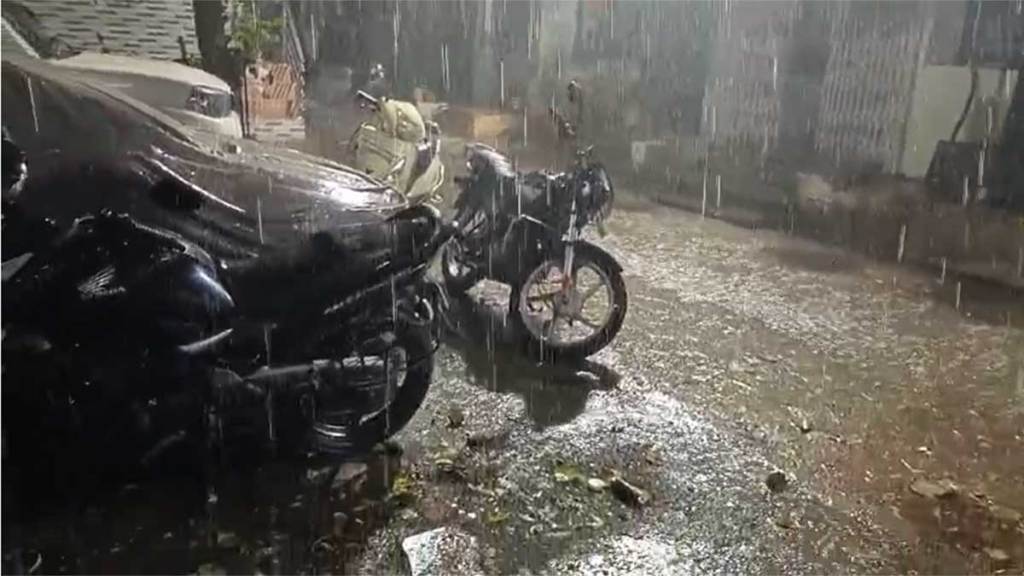 rain shower in navi mumbai rainfall in parts of navi mumbai