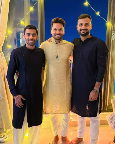 Indian fast bowler Mukesh Kumar's wedding photos