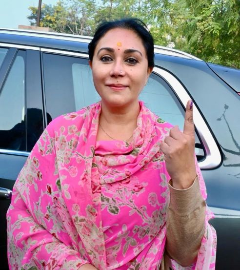 Divya kumari Voting