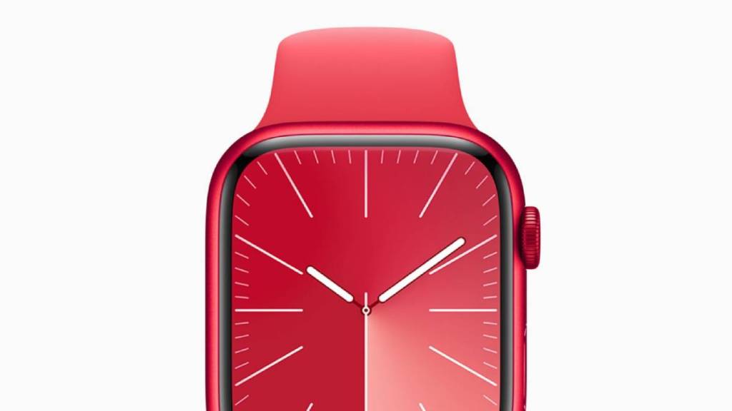 Apple Unveils New Product Red apple watch presented a bold color for the new smartwatch Apple Unveils New Product Red apple watch presented a bold color for the new smartwatch