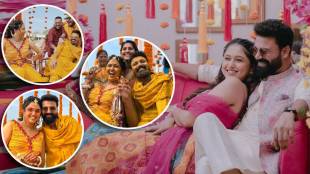 Marathi actress gautami deshpande haldi ceremony photos