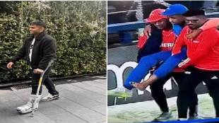 Suryakumar Yadav seen walking with the help of a walker with his leg bandaged says about his return to the field It's all about fitness