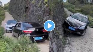 Viral Video Anand Mahindra Shared Clip Of The Mans Unique Stunt Of Driving Skill