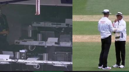 AUS vs PAK: Umpire stuck in lift AUS vs PAK test match started late