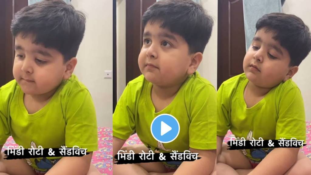 Viral Video Five Years Child Lunch Box Menu Decided By Mother And Father