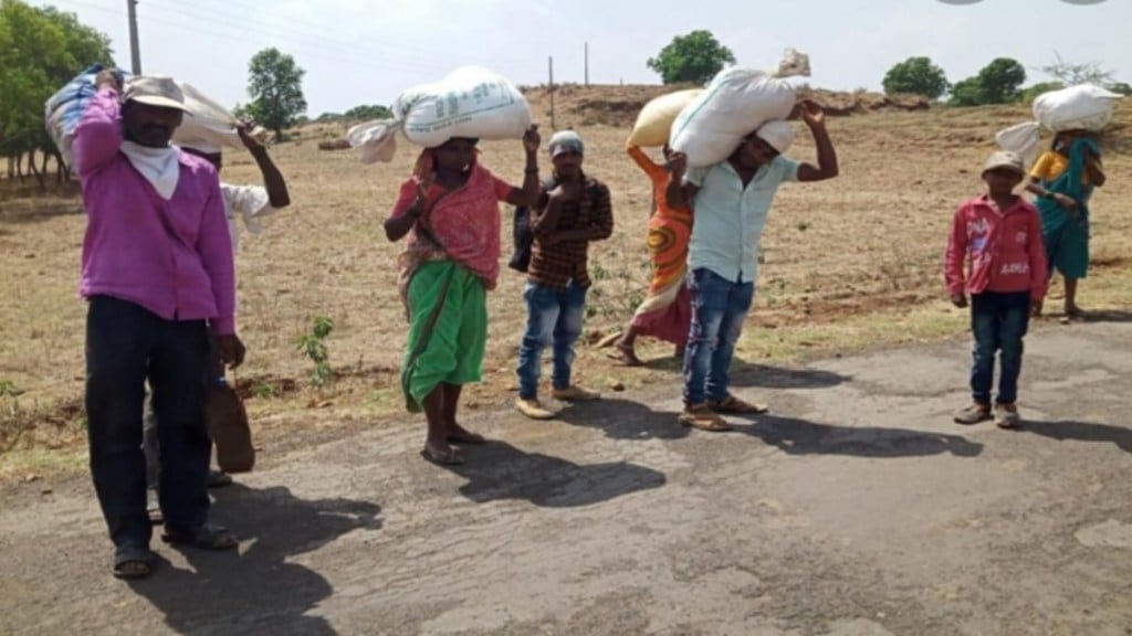palghar district, migration in tribal areas of jawhar and mokhada, migration for livelyhood