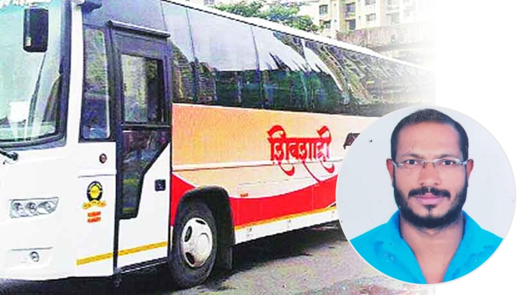 youth died found under the wheel Shivshahi bus Sinnar nashik youth died found under the wheel Shivshahi bus Sinnar nashik