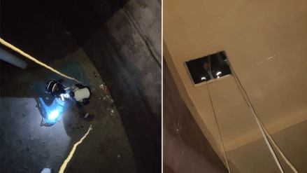 girl 40-feet deep water tank front Dorabji Mall NIBM Road safely rescued Firefighters pune