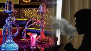 Police raided illegal hookah parlor Lions Point area Lonavala pune
