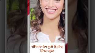 Simple look of actress Tripti Dimri who caught the attention of the audience from the popular movie Animal