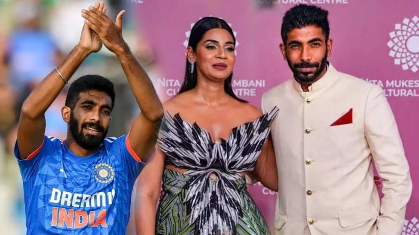 jaspirt bumrah and sanjana ganesan