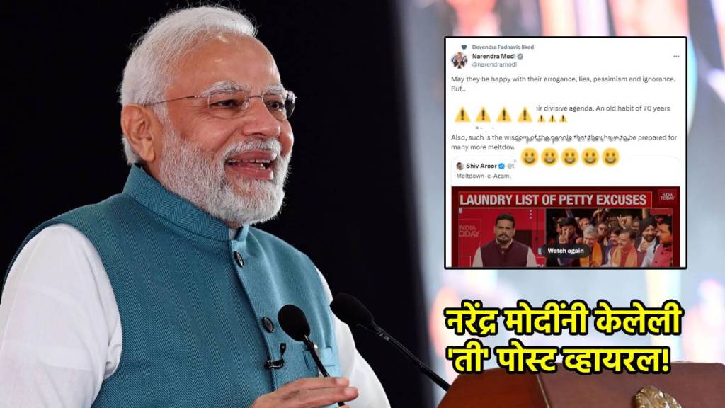 narendra modi x post viral