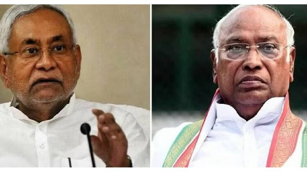 nitish kumar mallikarjun kharge