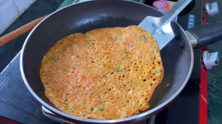 Gavhachya Pithache Dhirde recipe