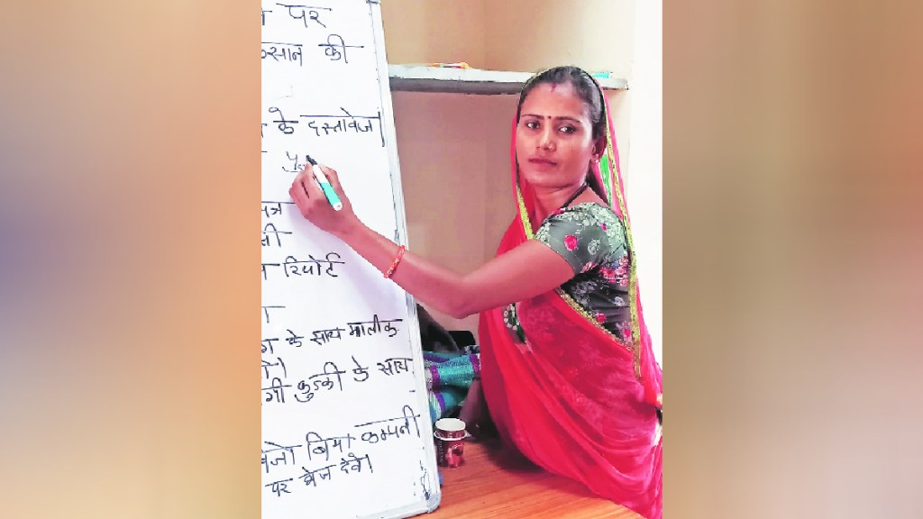 Praveena became the sarpanch of Sakdara village in Pali district of Rajasthan