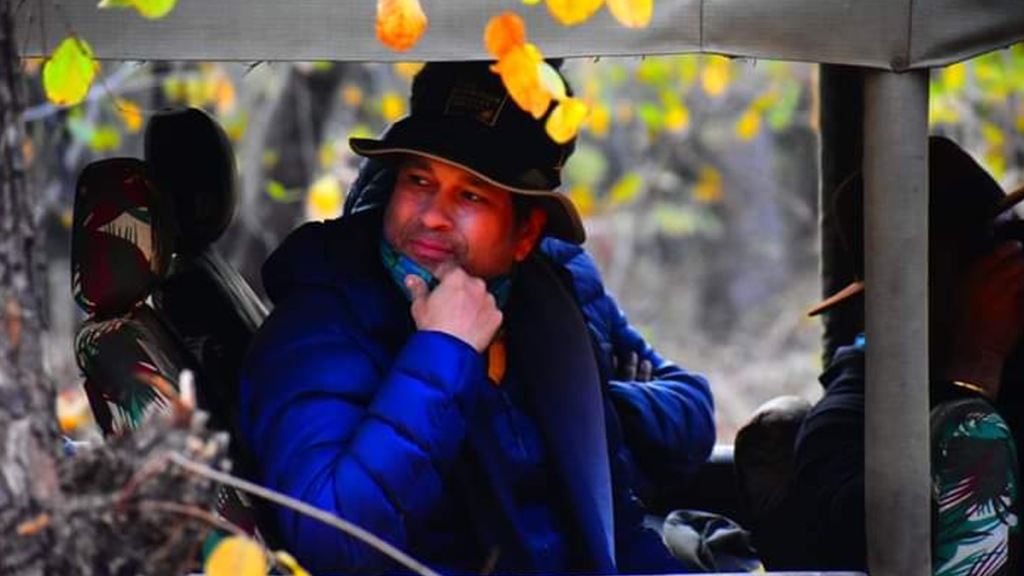 Sachin Tendulkar visited Tadoba Andhari Tiger Reserve